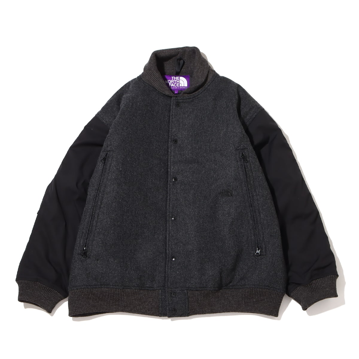 通販 価格 Herringbone Tweed Varsity Jacket その他のジャケット