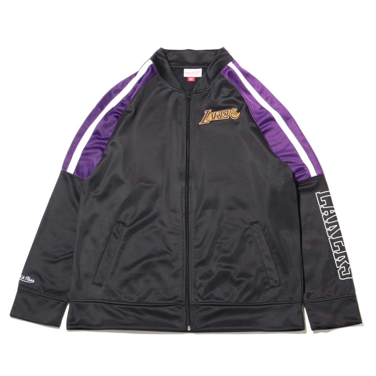 Mitchell & Ness COLOR BLOCKED TRACK JACKET LAL BLACK