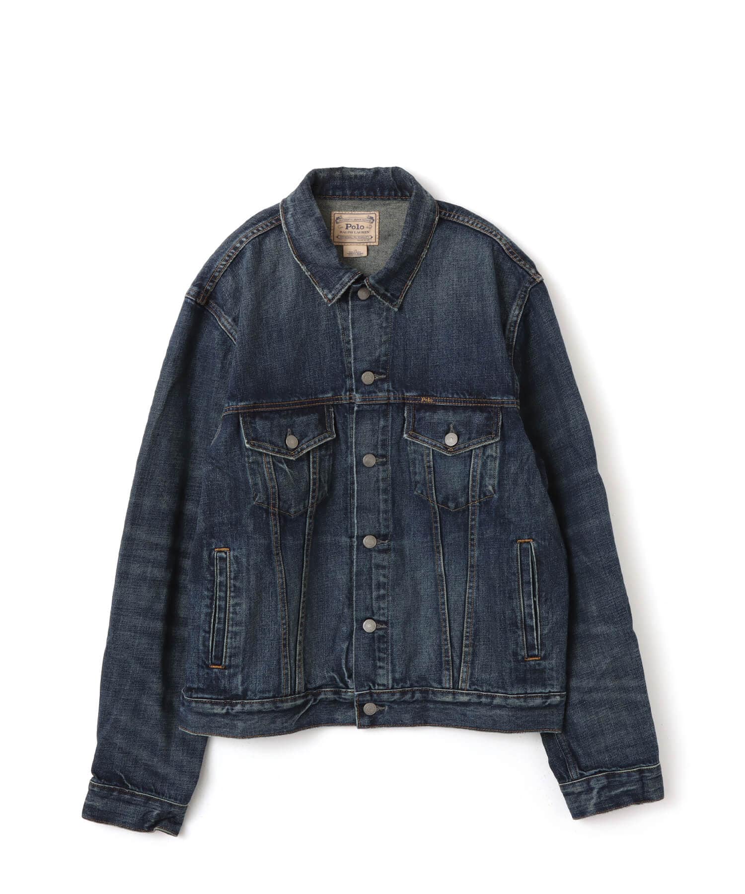 POLO RALPH LAUREN ICON DENIM TRUCKER JACKET TRENTONのメイン画像
