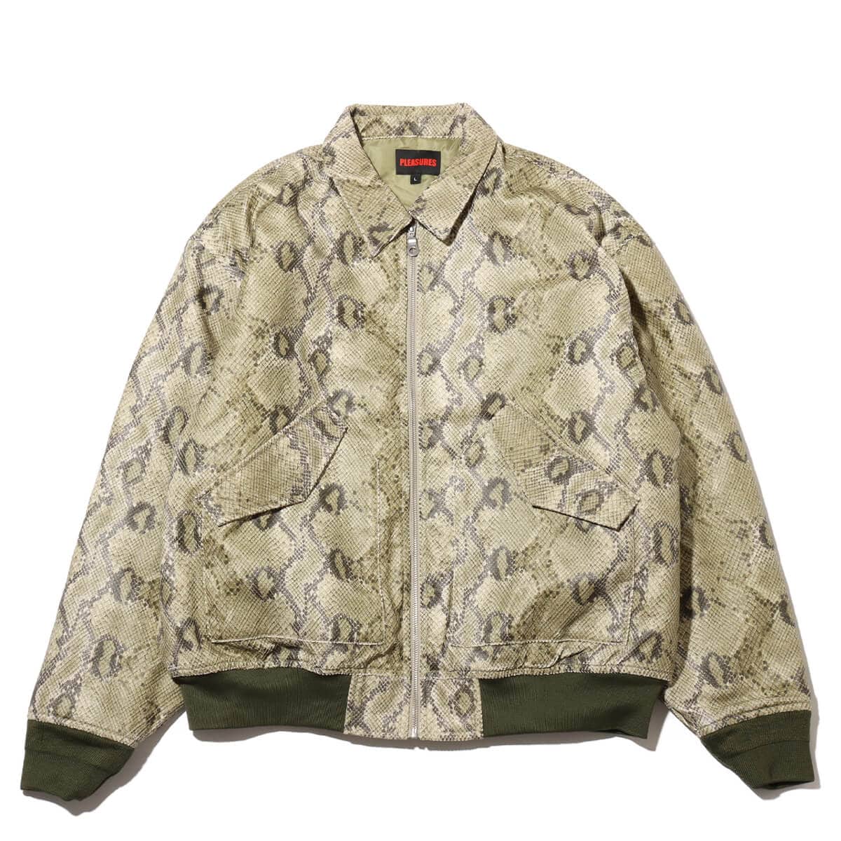 PLEASURES RATTLE FLIGHT JACKET GREENのメイン画像