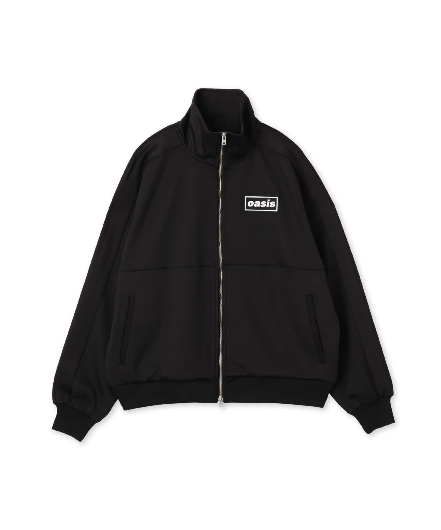 PLEASURES x OASIS FOREVER TRACK JACKET BLACKのメイン画像