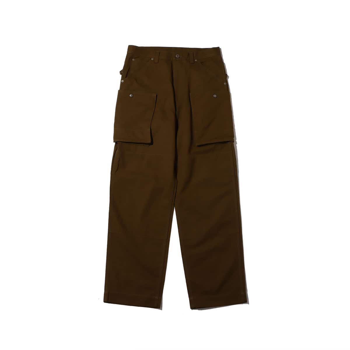 snow peak TAKIBI Canvas Pants Olive 22FA-Iのメイン画像
