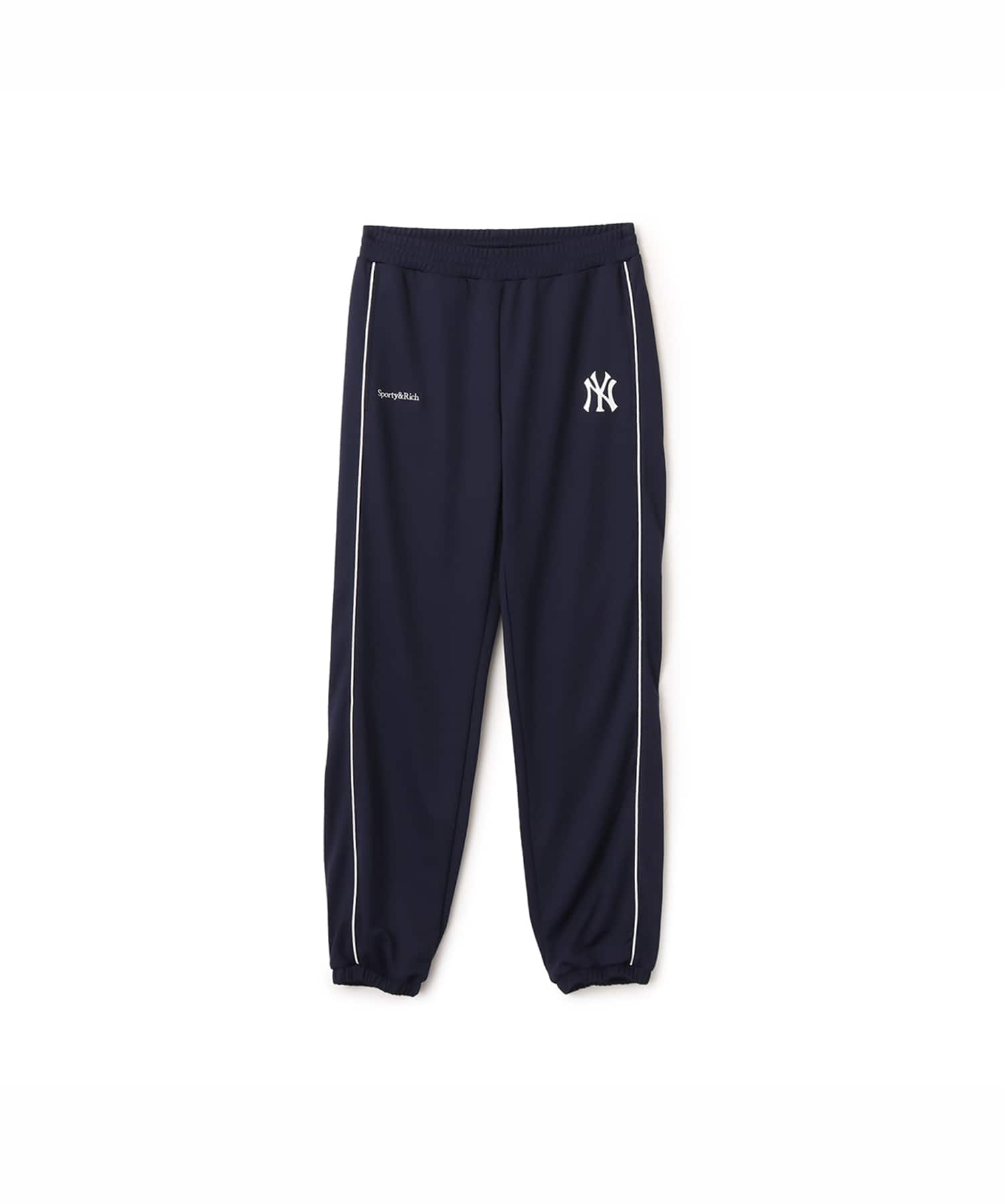 SPORTY＆RICH Heritage Yankees Serif 90S Elio Track Pant Dark Navyのメイン画像