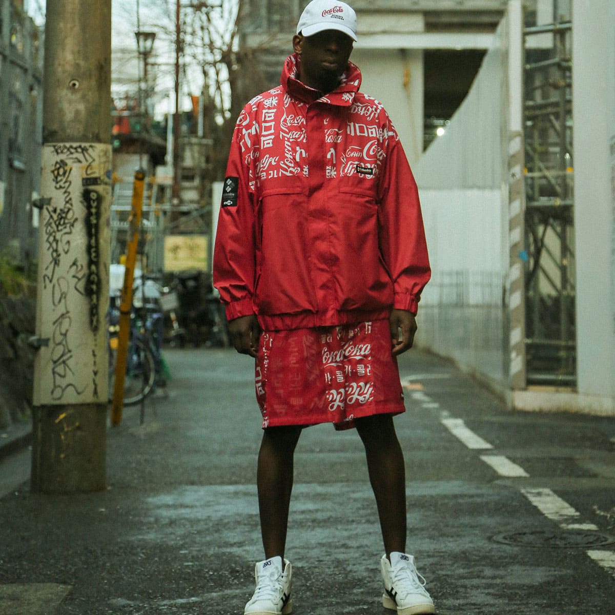 COCA-COLA x Columbia x ATMOS LAB WOLF ROAD TXT JACKET INTENSE RED 20SP-S_photo_large