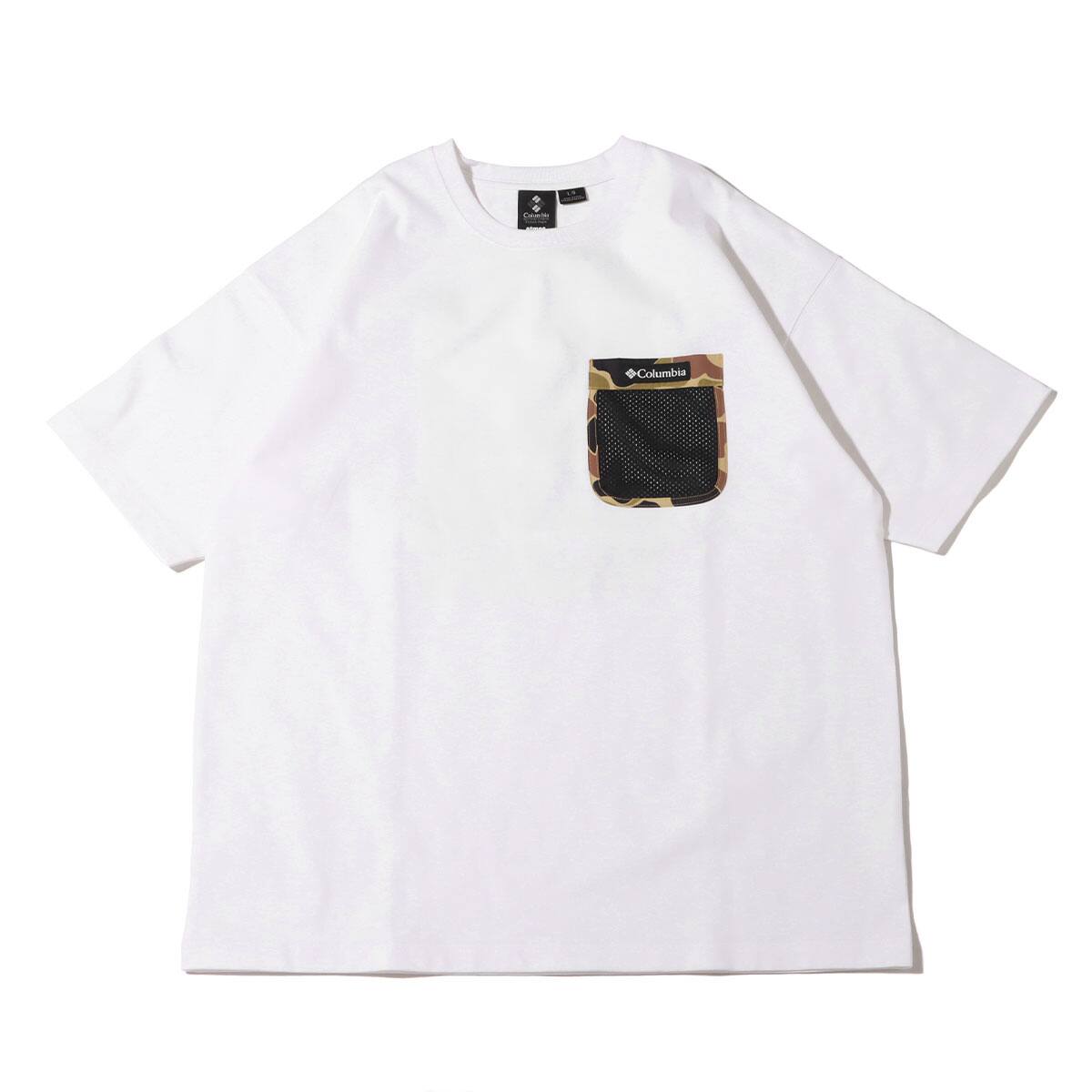 Columbia x atmos Field Creek™ Short Sleeve Tee White, Twill Camo