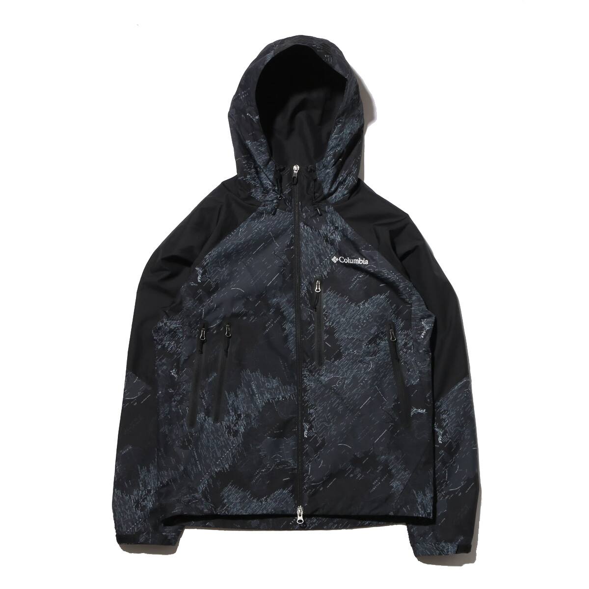 Columbia × ATMOS LAB Pliny Peak Jacket Black Map Print_photo_large