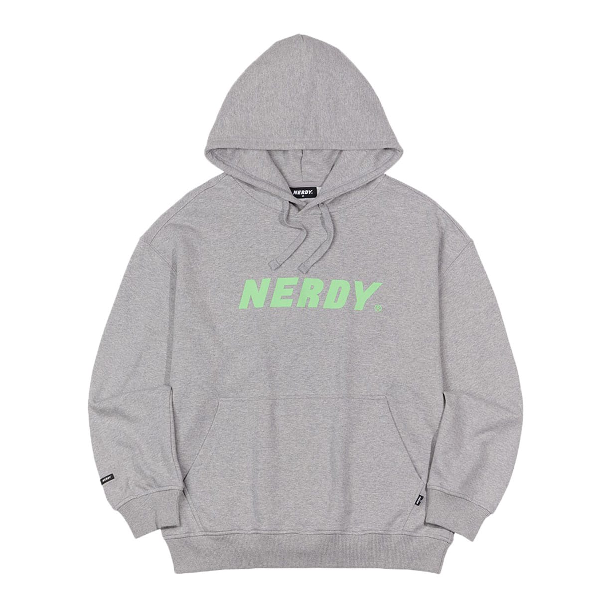 NERDY Big Logo Pullover Hoodie GRAY 21HO-I ノルディー