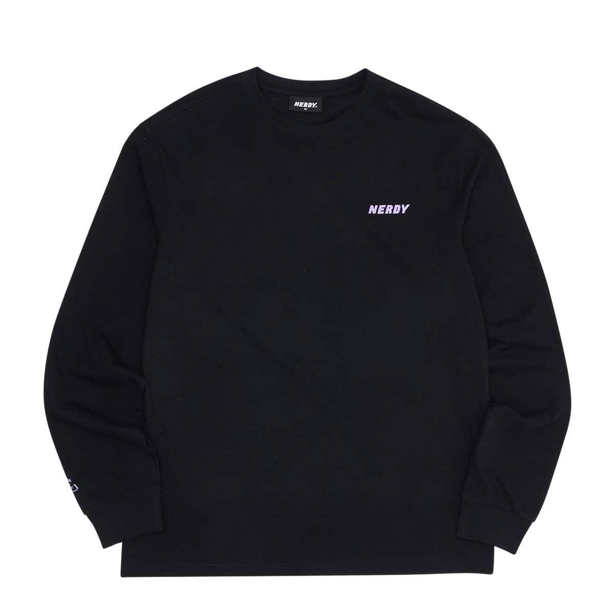 NERDY Earth Long Sleeve T-shirt BLACK 22SU-I（ノルディー