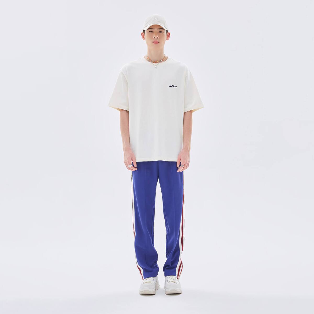 NERDY Essential 1/2 Sleeve T-shirt CREAM 22SU-Iのメイン画像