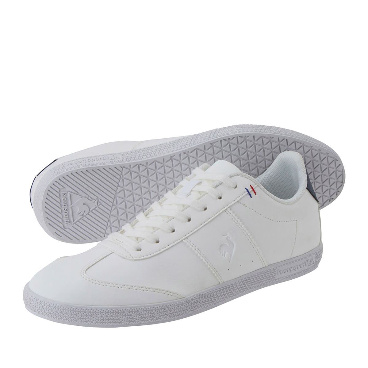 le coq sportif LE GARE ホワイト/ネイビー 22FW-Iのメイン画像