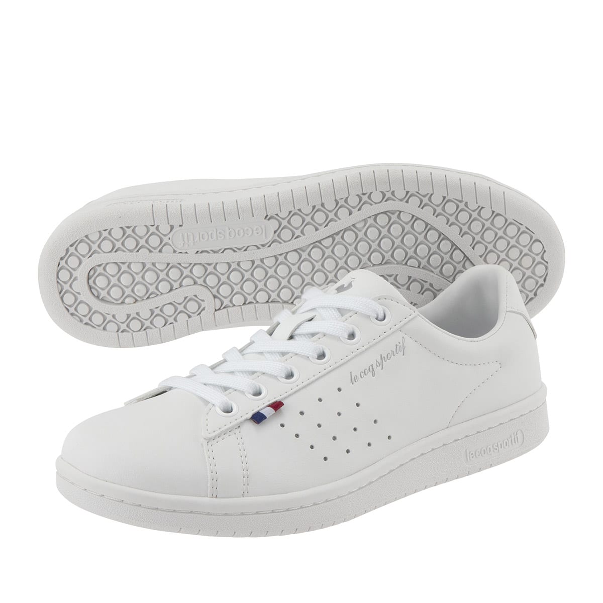 le coq sportif LA ROLAND SL ホワイト/シルバーのメイン画像
