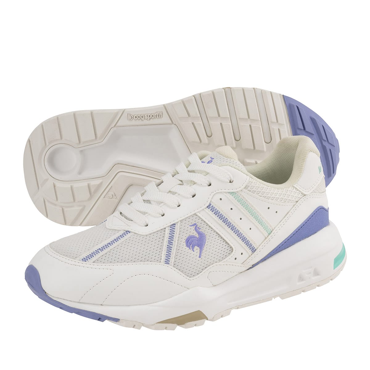 le coq sportif LCS R 807 ホワイト / ラベンダー 23SS-I