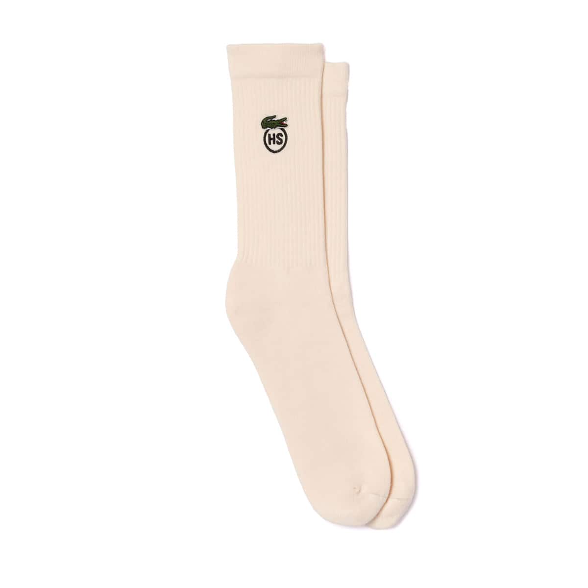 LACOSTE HIGHSNOBIETY SOCKS WHITE 24SP-Iのメイン画像