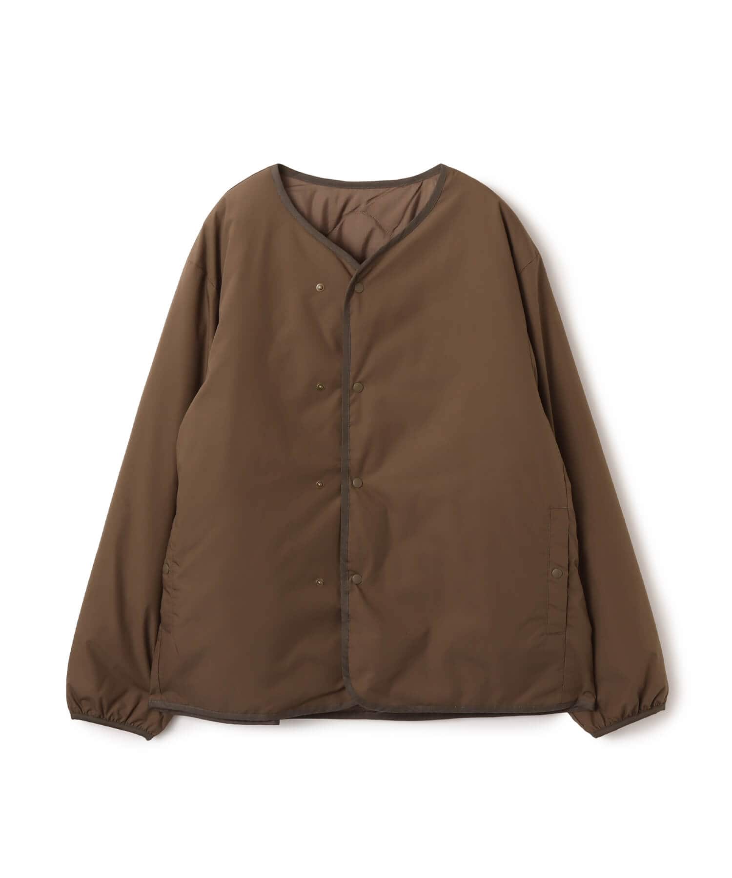 nanamica Reversible Down Cardigan Brownのメイン画像
