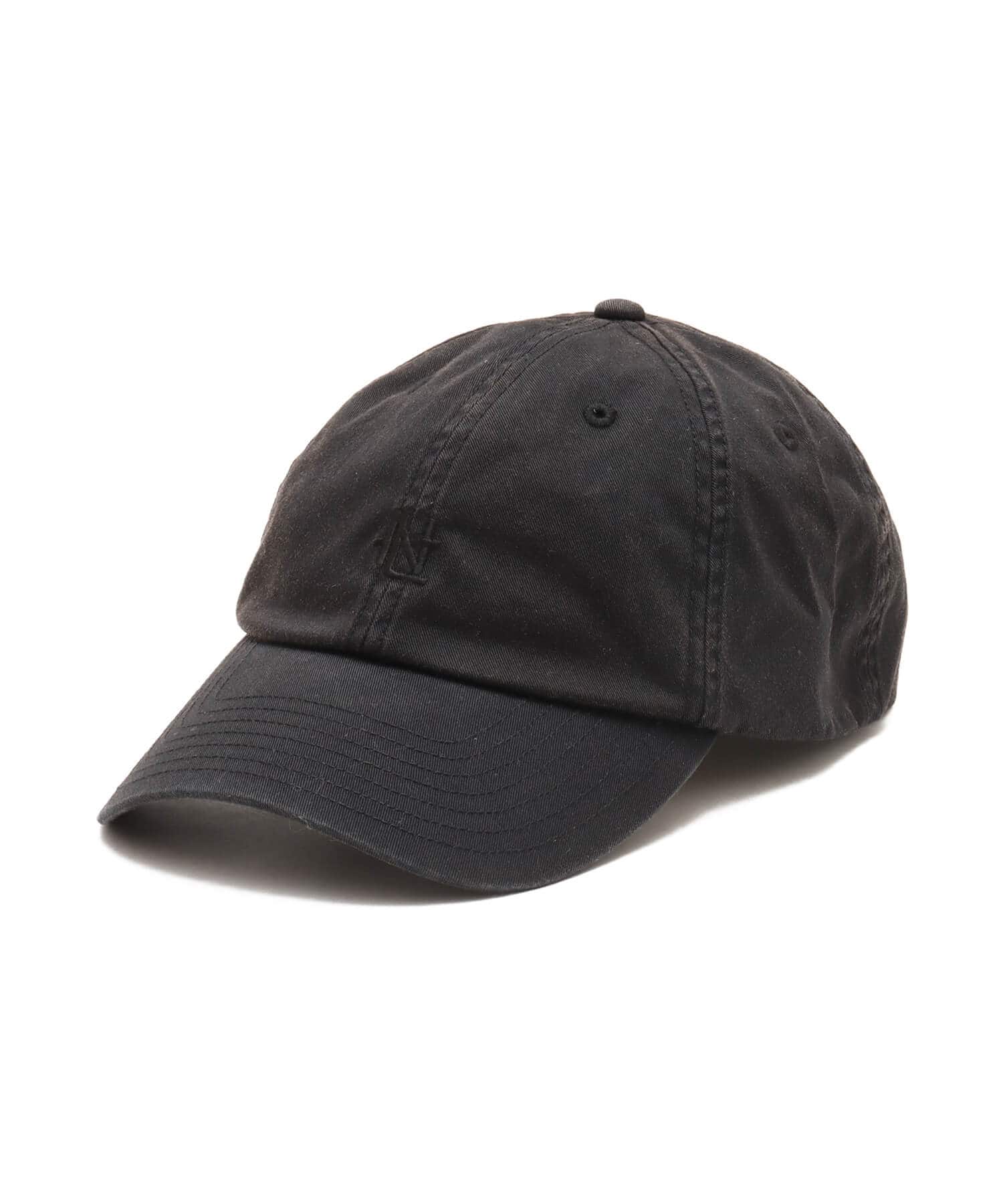 nanamica Washed Chino Cap Blackのメイン画像