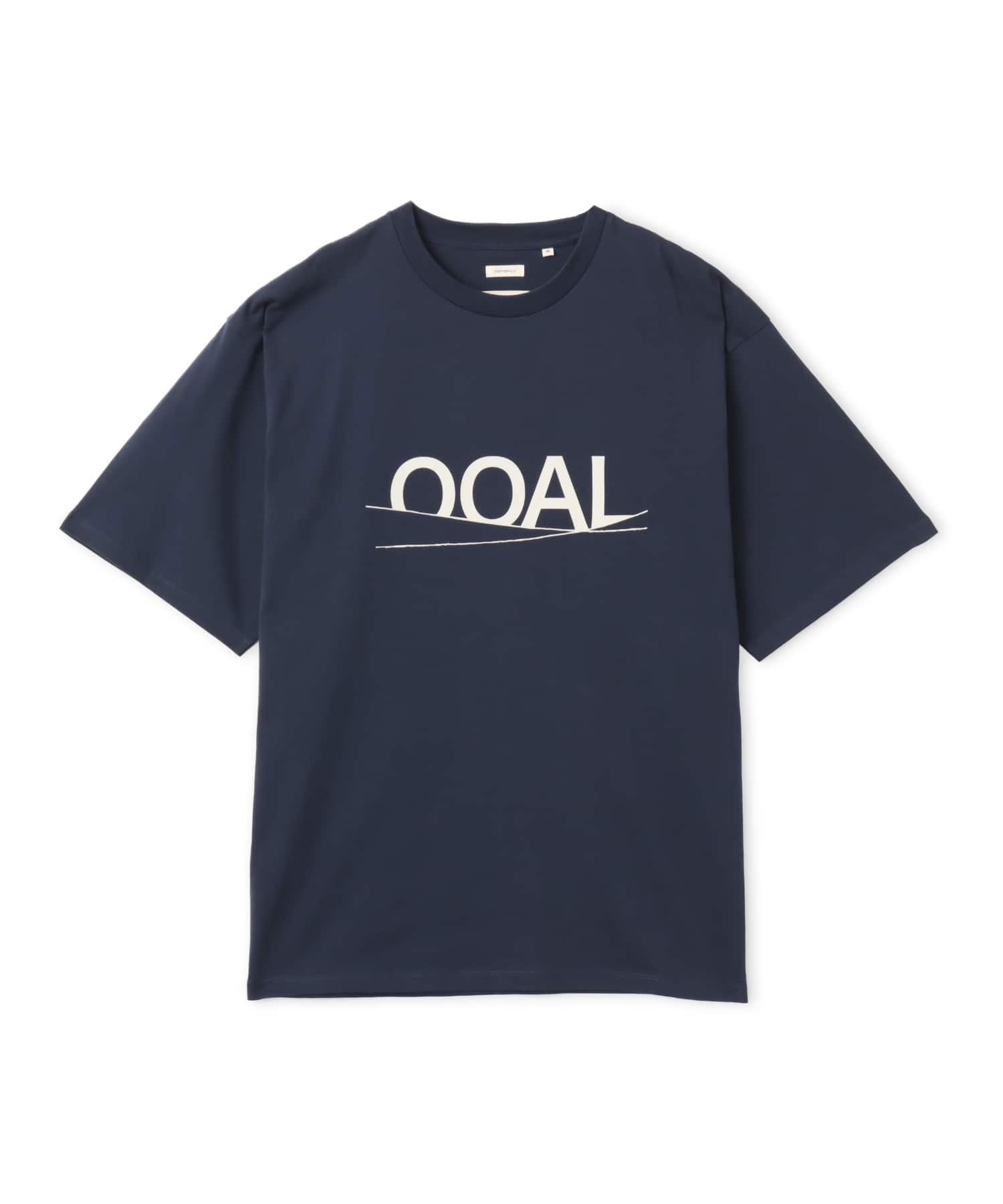 nanamica OOAL Graphic Tee Navyのメイン画像
