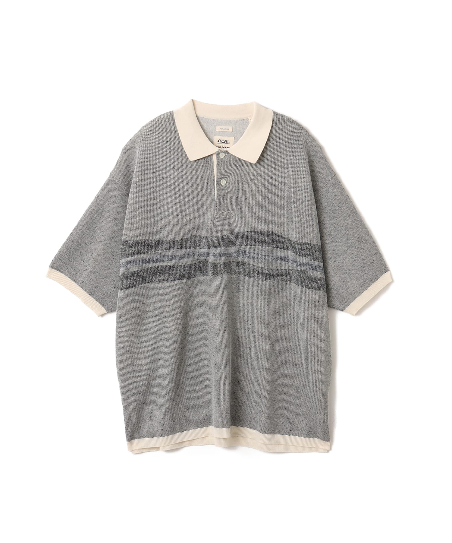 nanamica Polo Sweater Ecruのメイン画像