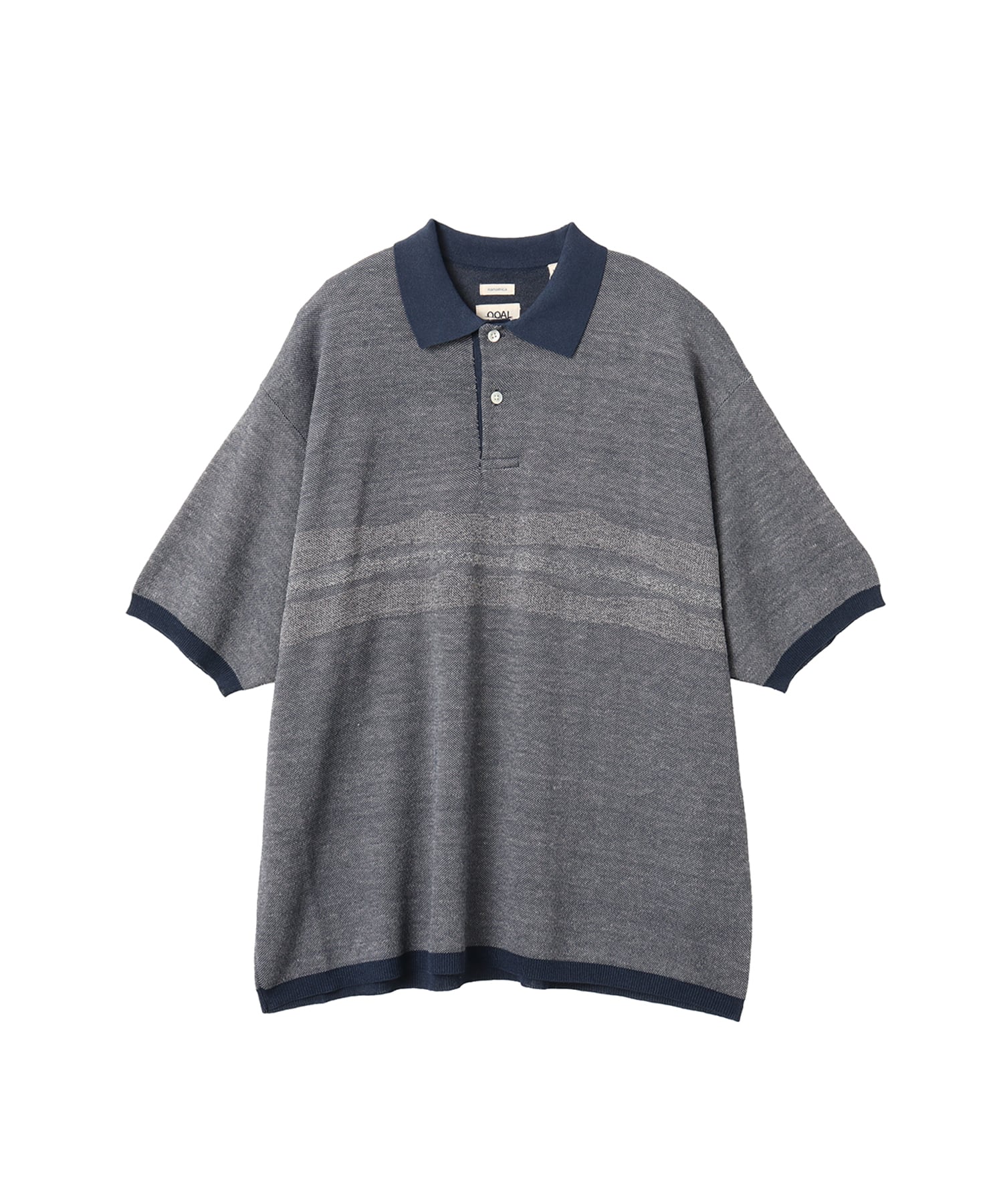 nanamica Polo Sweater Navyのメイン画像