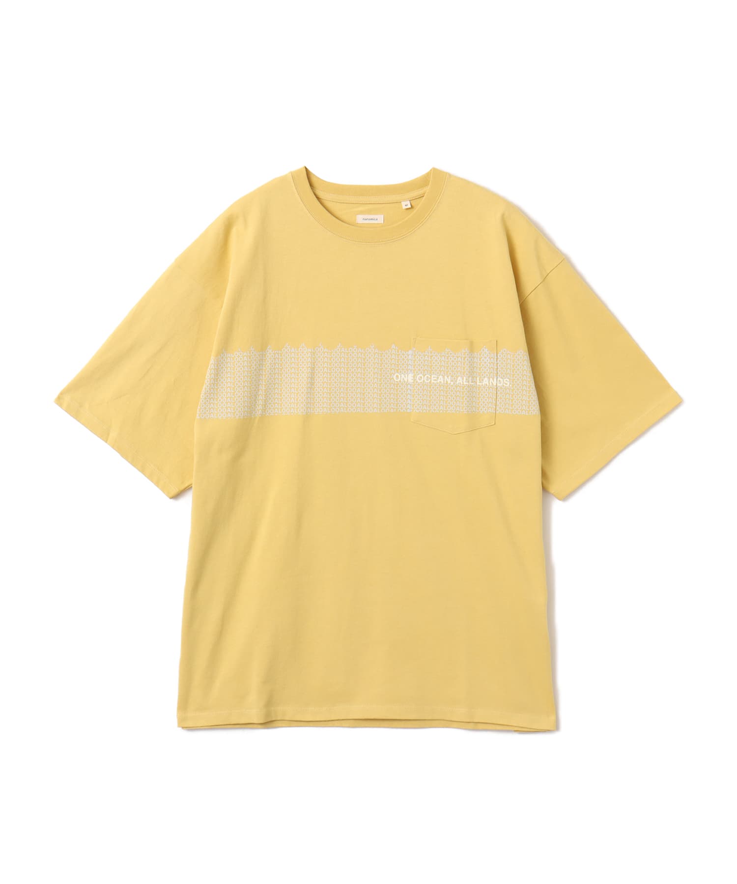 nanamica OOAL Graphic Pocket Tee Vintage Yellow(ナナミカ nanamica OOAL Graphic Pocket Tee Vintage Yellow(ナナミカ
