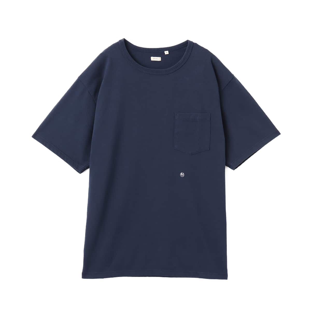 nanamica COOLMAX Jersey Pocket Tee Navyのメイン画像