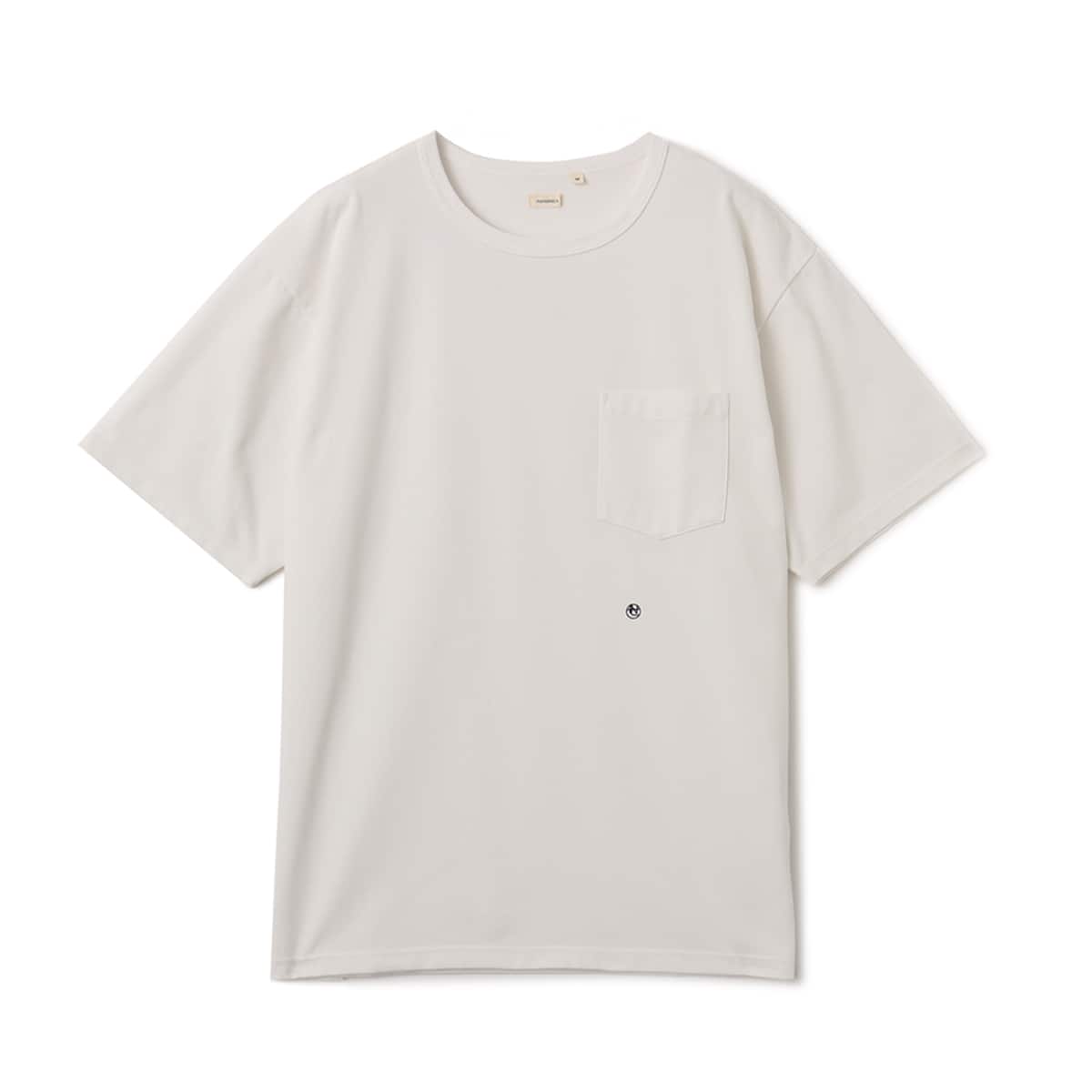 nanamica COOLMAX Jersey Pocket Tee Whiteのメイン画像
