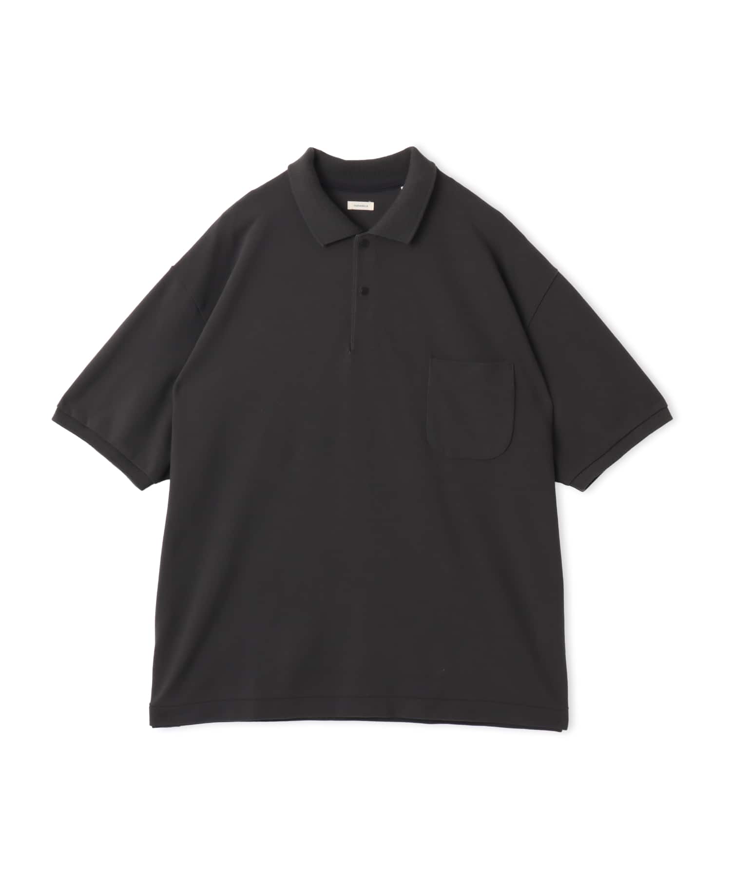 nanamica S/S Polo Shirt Charcoalのメイン画像