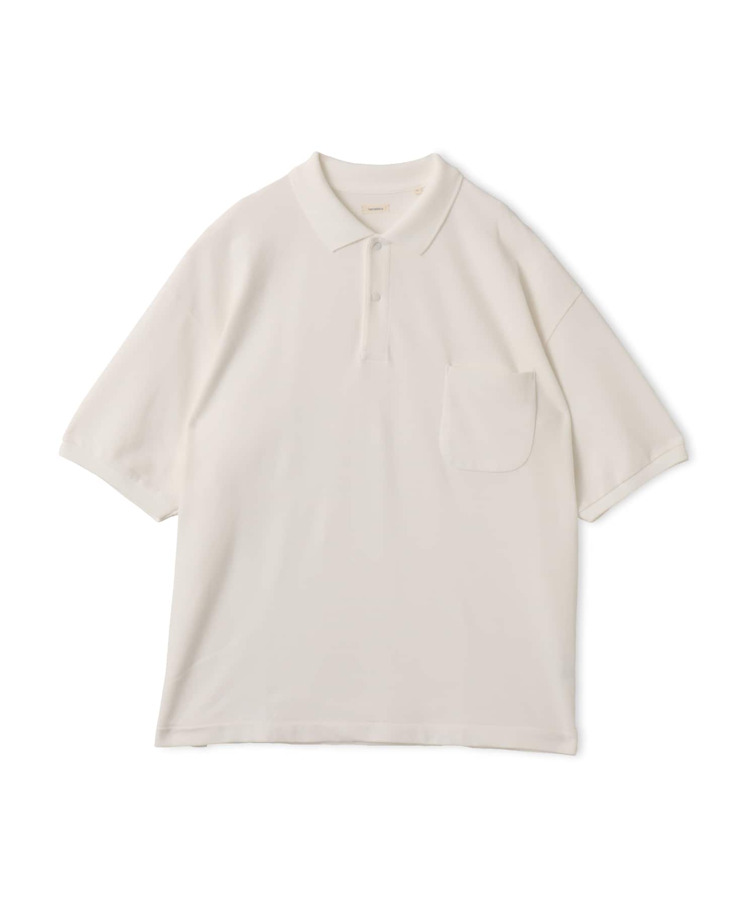 nanamica S/S Polo Shirt Off Whiteのメイン画像