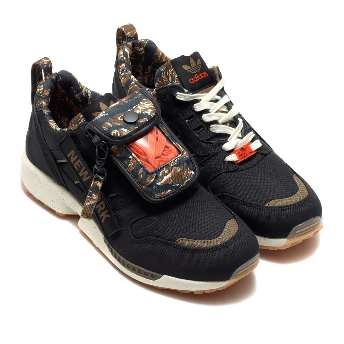 adidas ZX 8000 OUT THERE CORE BLACK/COLLEGIATE ORANGE/GUM 2 21SS-I