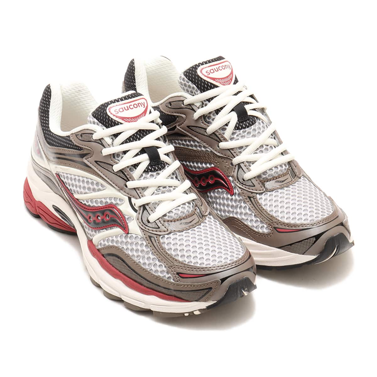 Saucony PROGRID OMNI 9 BROWN/REDのメイン画像