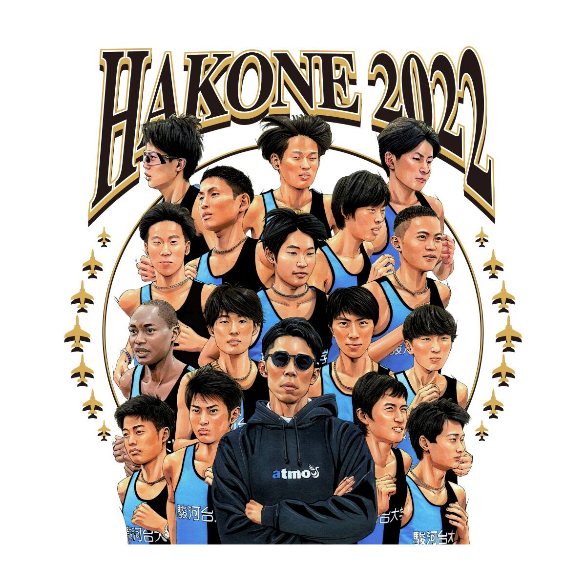 atmos 駿河台大学 駅伝部 2022 ジークレーポスター 21HO-I_photo_large
