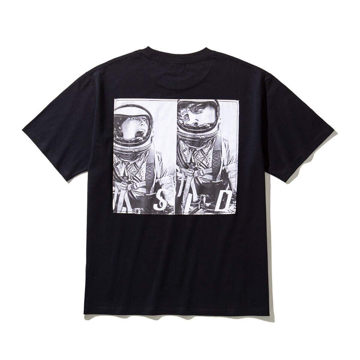 SOLID ASTRONAUT BACK PRINT T-SHIRT BLACK 21SU-I（ソリッド