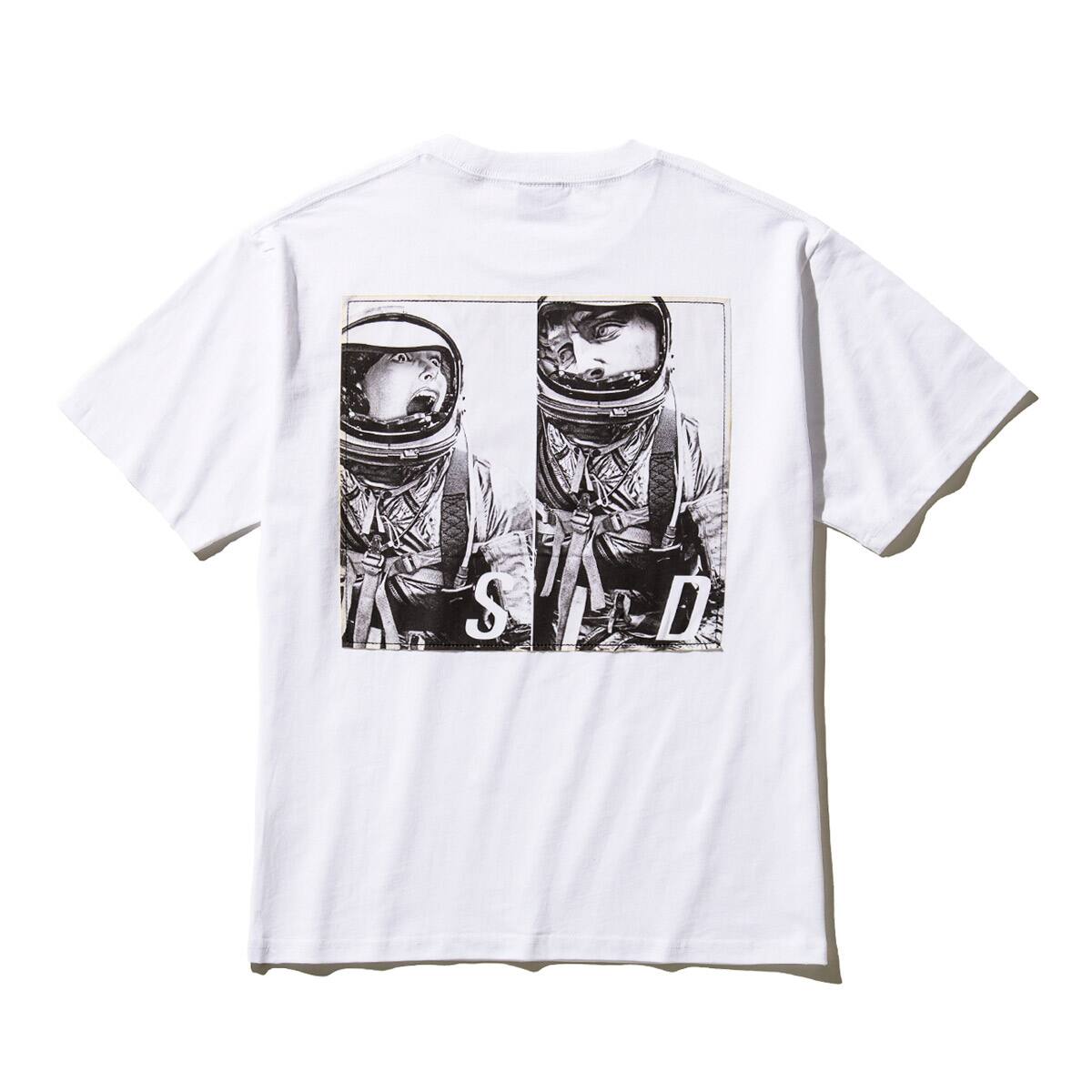SOLID ASTRONAUT BACK PRINT T-SHIRT WHITE 21SU-Iのメイン画像