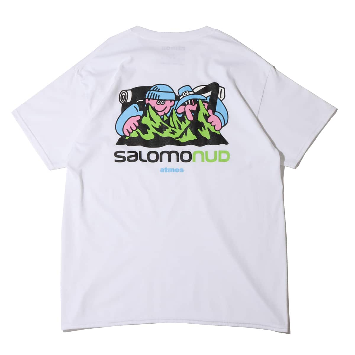 atmos x SALOMON x UND TEE (Cross shoulders) WHITE 21SP-I