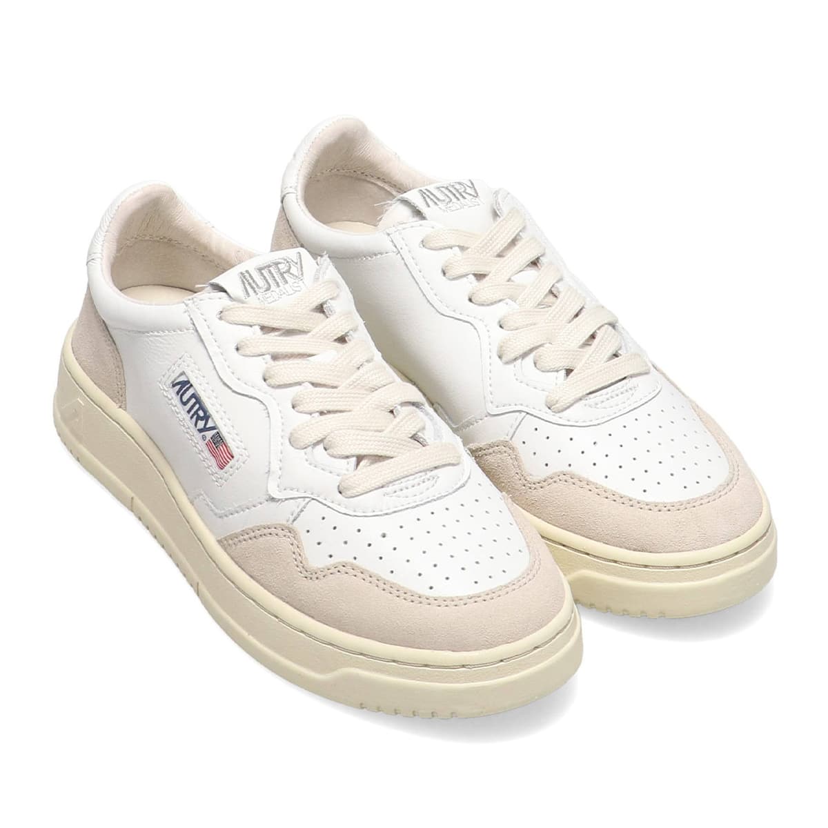 AUTRY MEDALIST LOW LEAT/SUEDE WHITE 23SU-I_photo_large