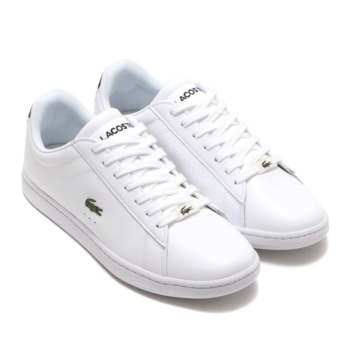 LACOSTE CARNABY EVO 0121 2 WHITE/BLACK 21FA-Iのメイン画像