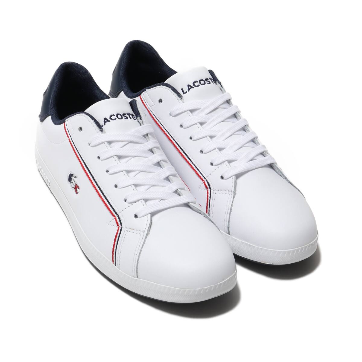 LACOSTE GRADUATE 119 2 WHT/NVY/RED 