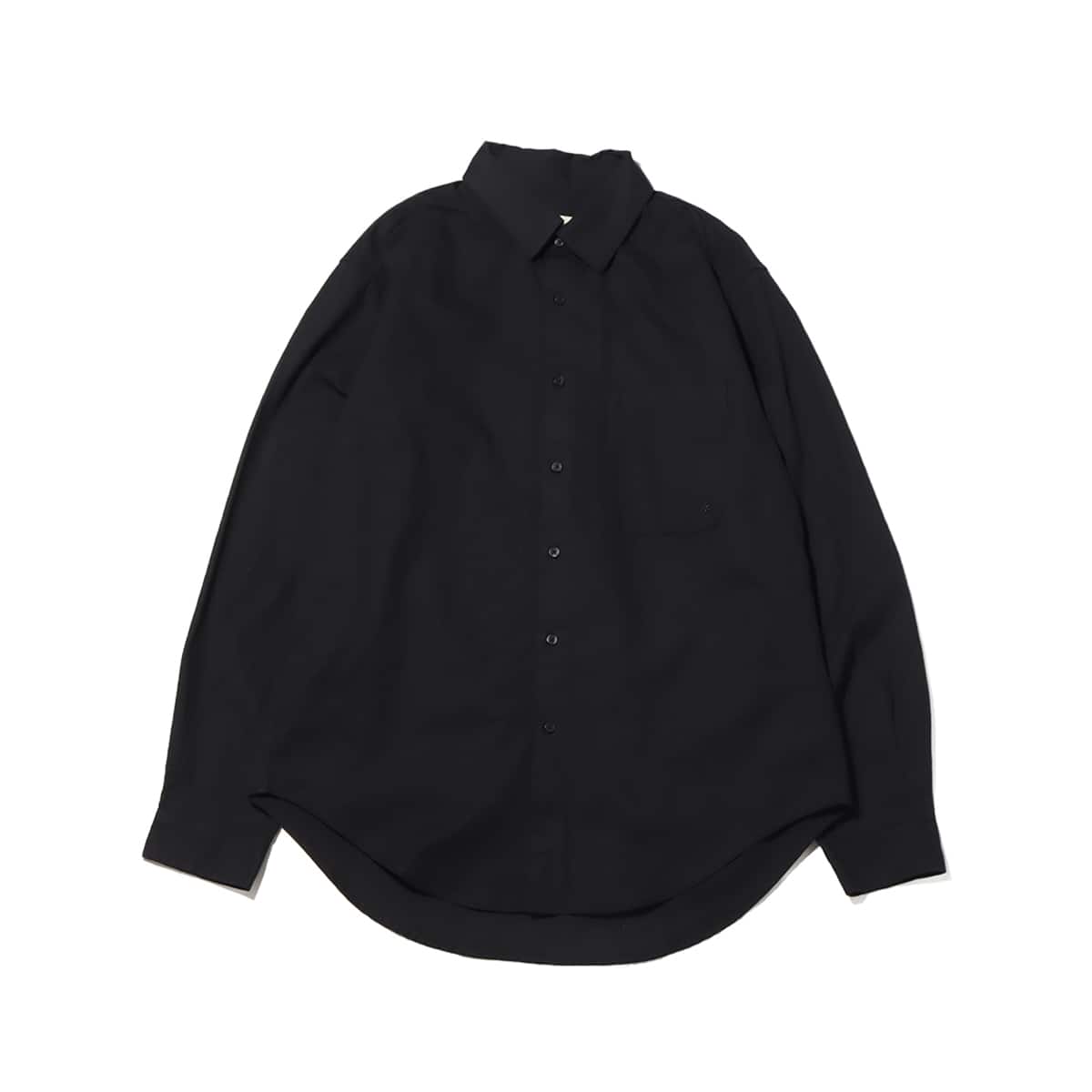snow peak OG Cotton Poplin Shirt Black 23FA-Iのメイン画像