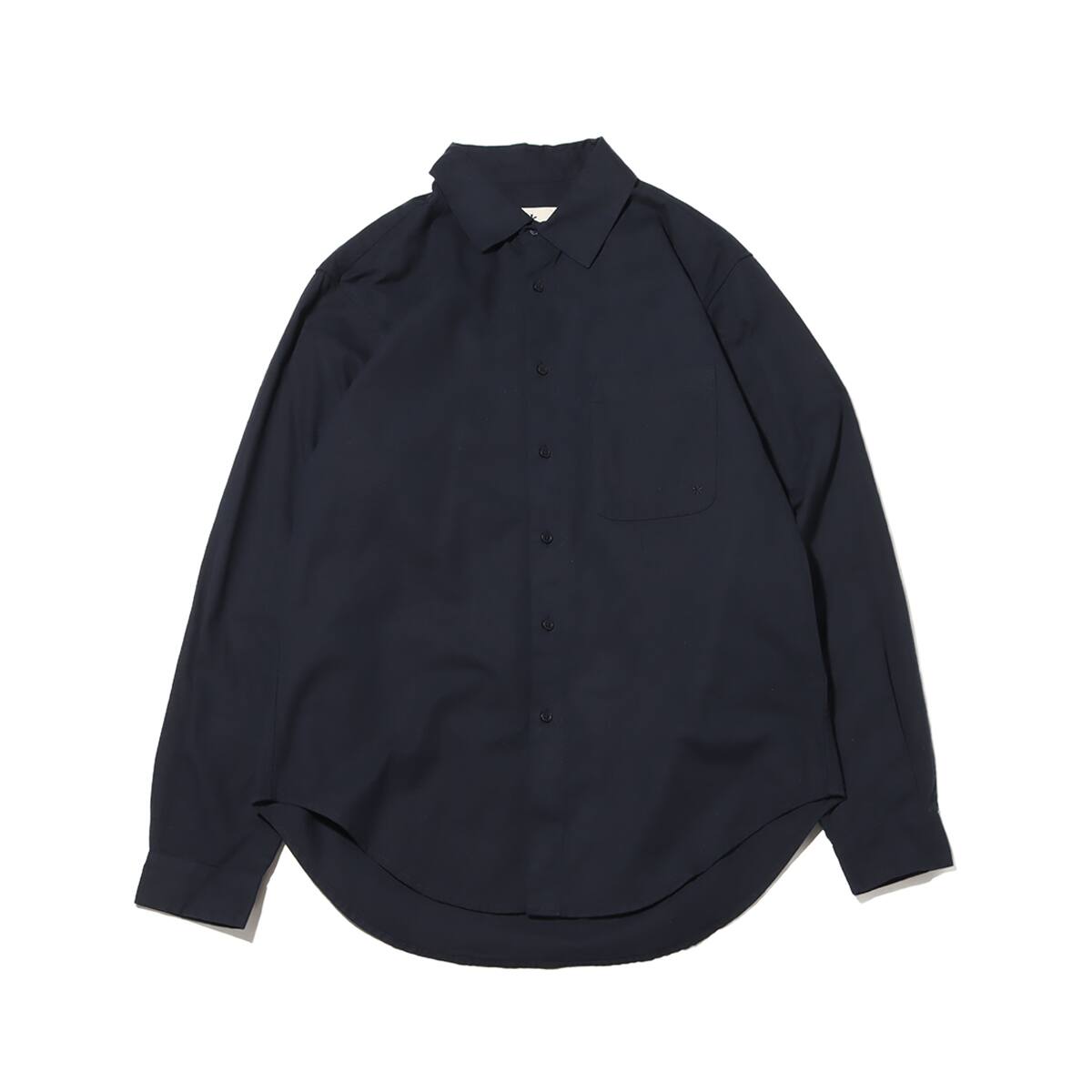 snow peak OG Cotton Poplin Shirt Navy 23FA-Iのメイン画像