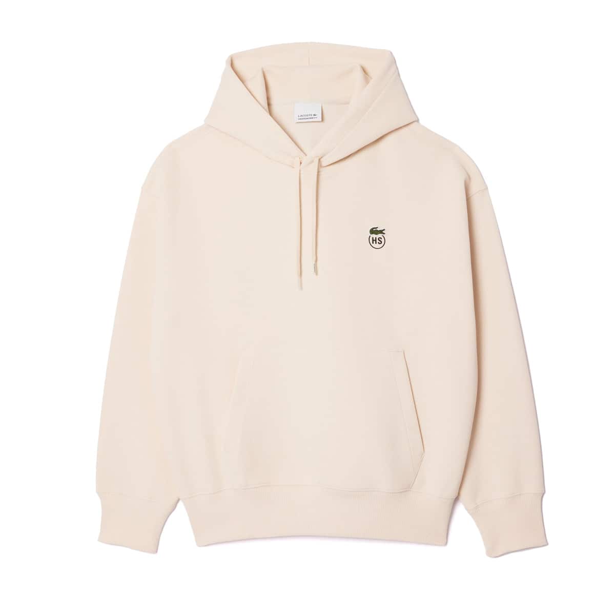 LACOSTE HIGHSNOBIETY SWEAT HOODIE WHITE 24SP-Iのメイン画像