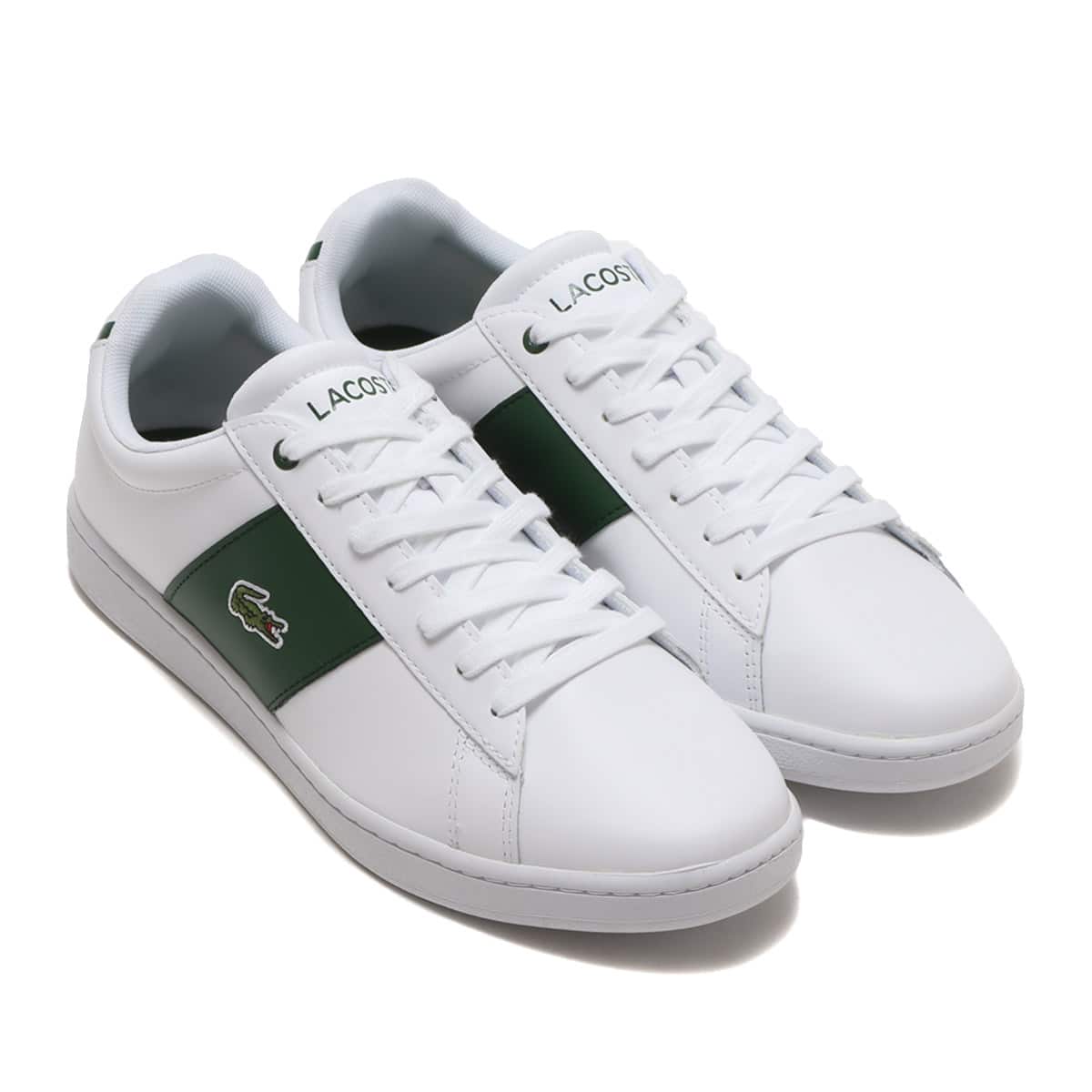 LACOSTE CARNABY 0121 4 WHITE/DK.GREEN 21FA-Iのメイン画像