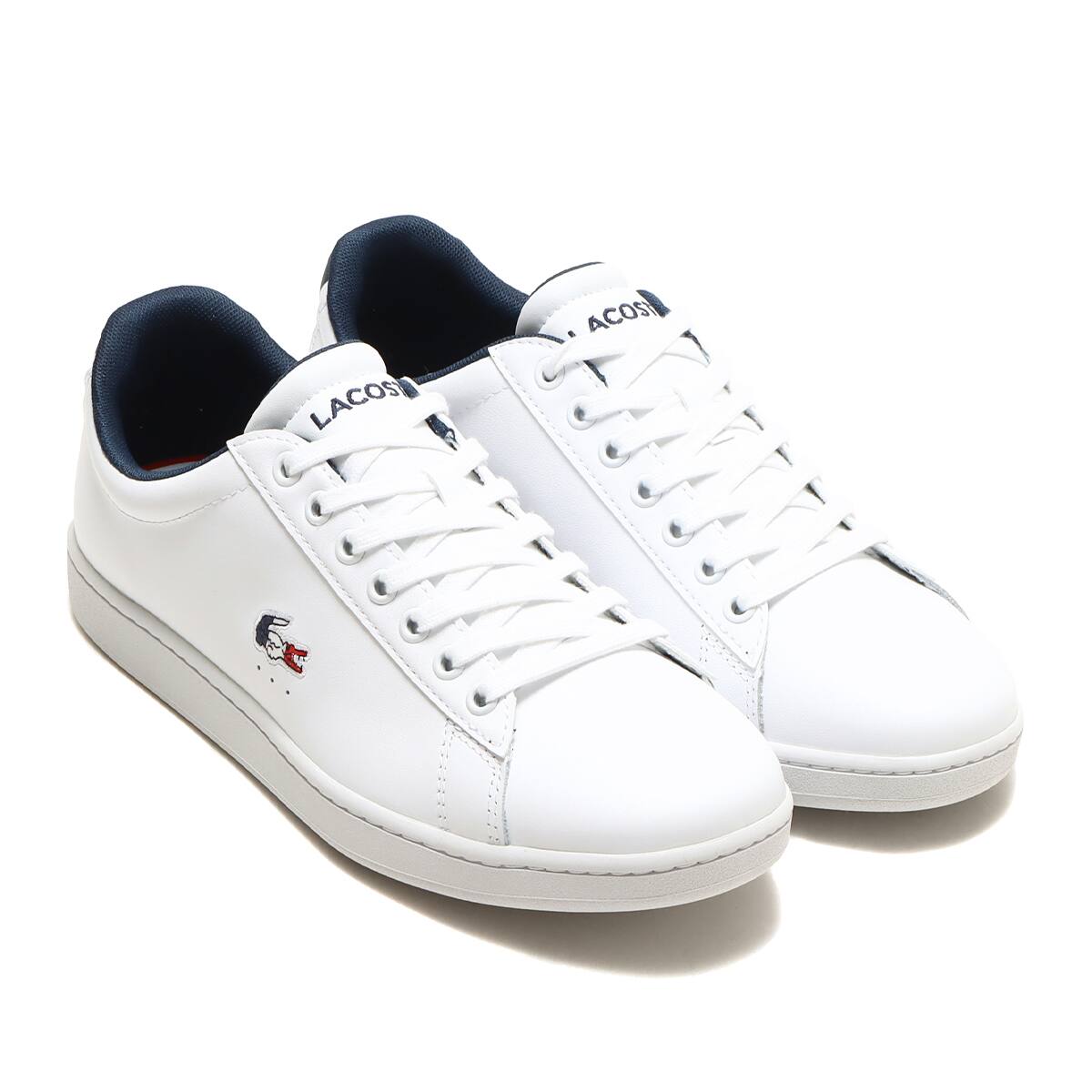LACOSTE CARNABY EVO TRI 1 WHT/NVY/RED 