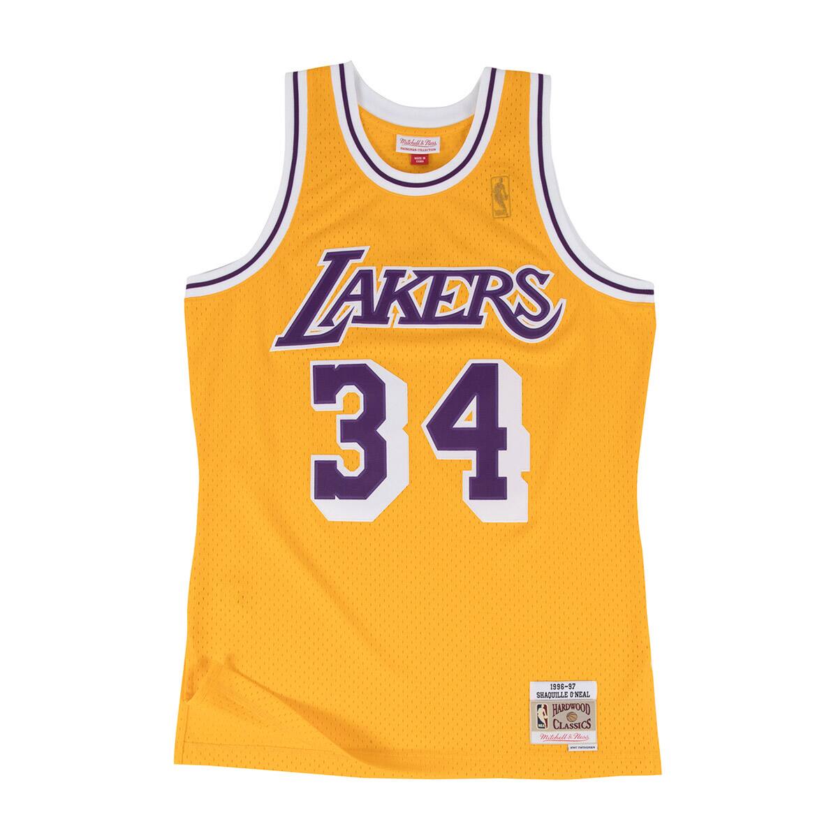 Mitchell & Ness Swingman ジャージ #34 S.O'Neal YELLOW 22FW-I