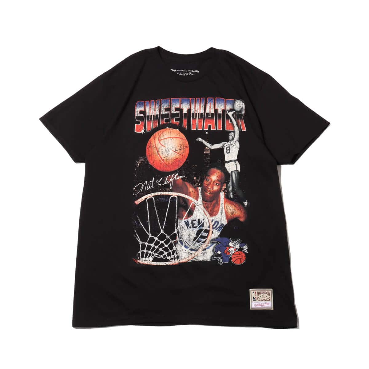 Mitchell & Ness PIONEER TEE NYK N.CLIFTON BLACKのメイン画像