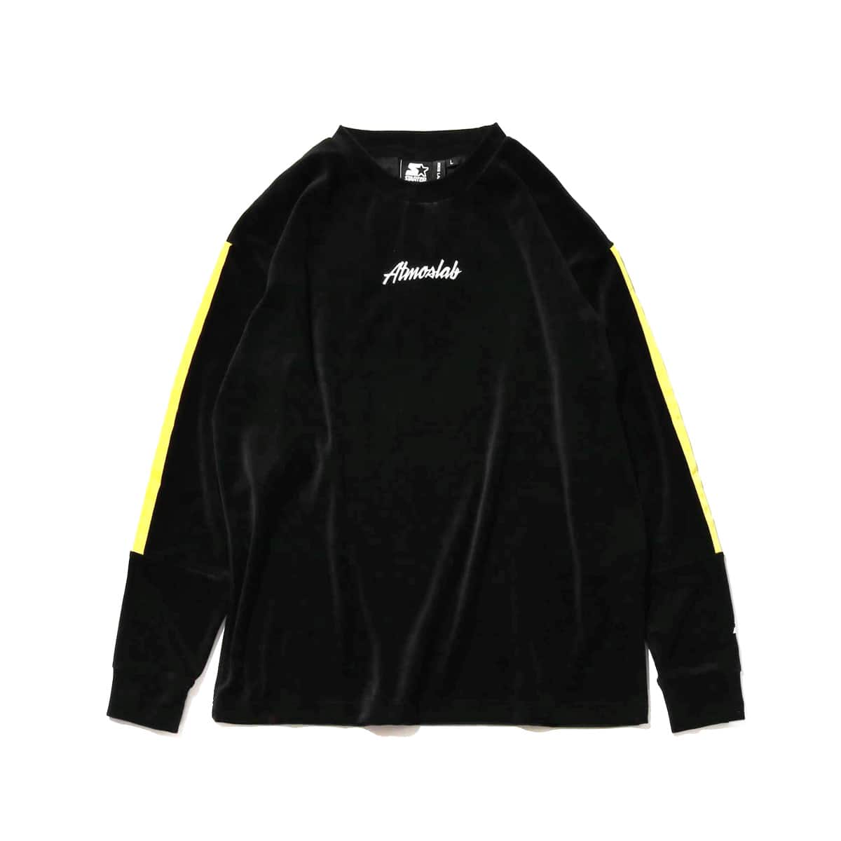 STARTER BLACK LABEL x ATMOS LAB WARM UP VELOUR LONG SLEEVE yellow_photo_large