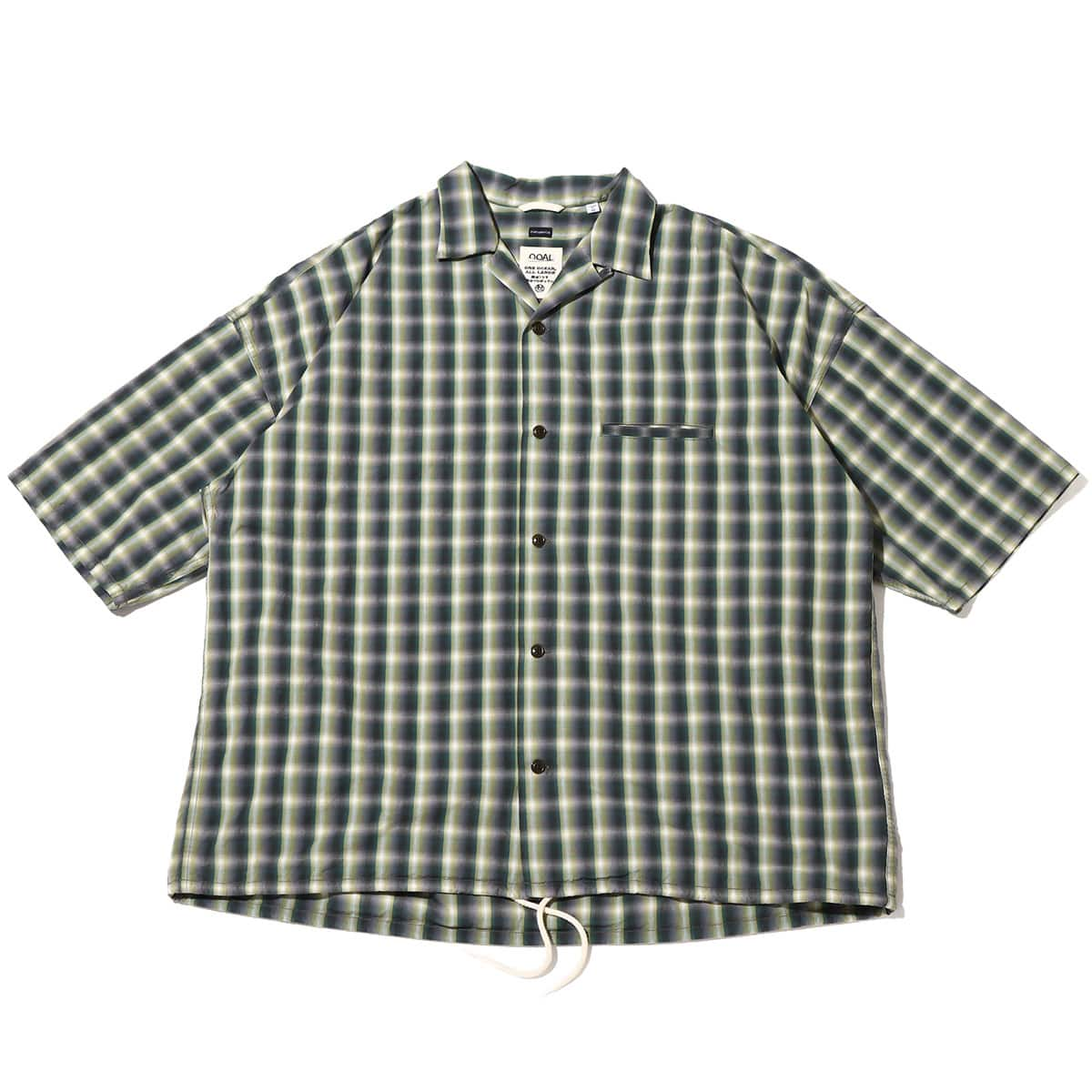 23SS Open Collar Wind H/S Shirt エクリュ