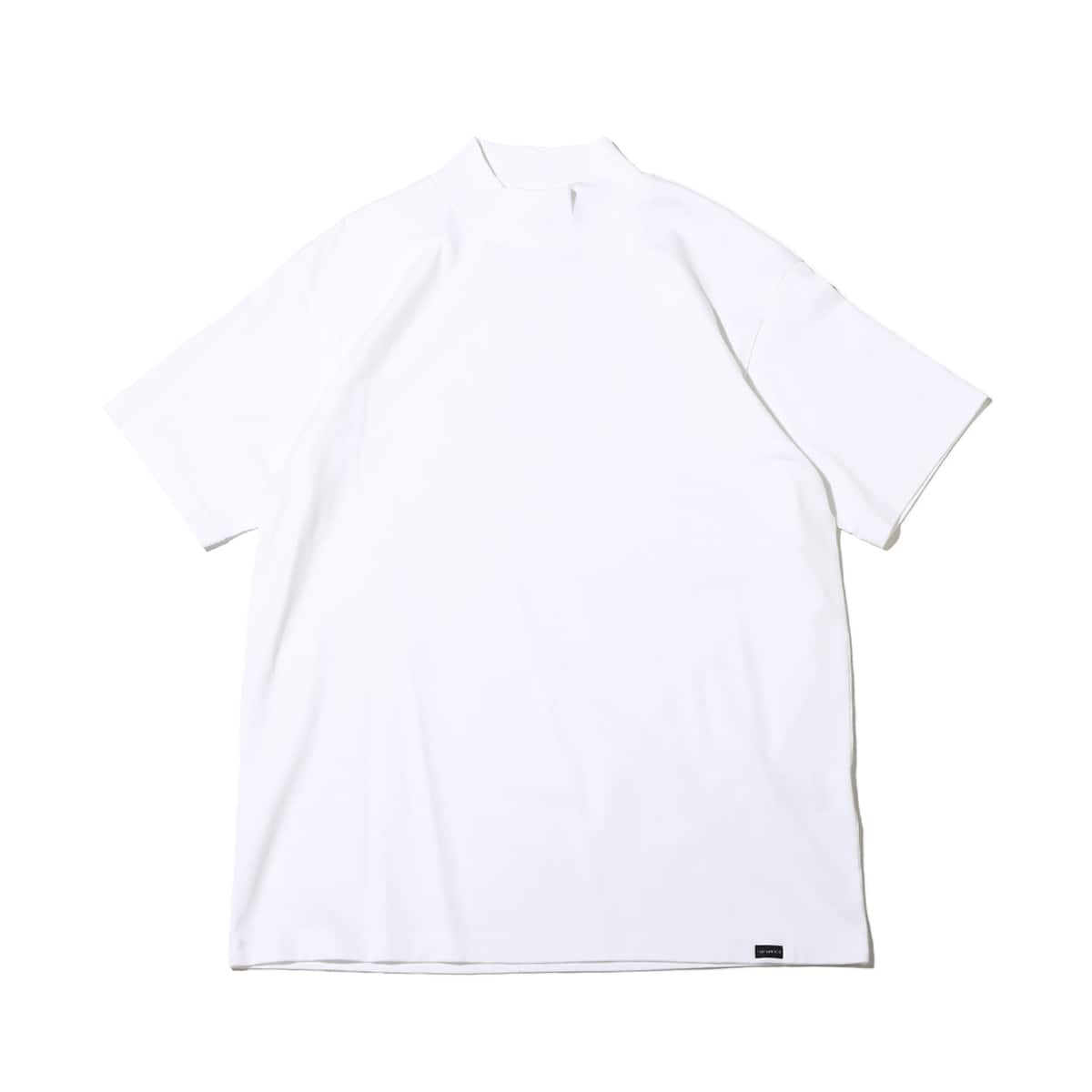nanamica H/S Mock Neck Tee White 23SP-Iのメイン画像