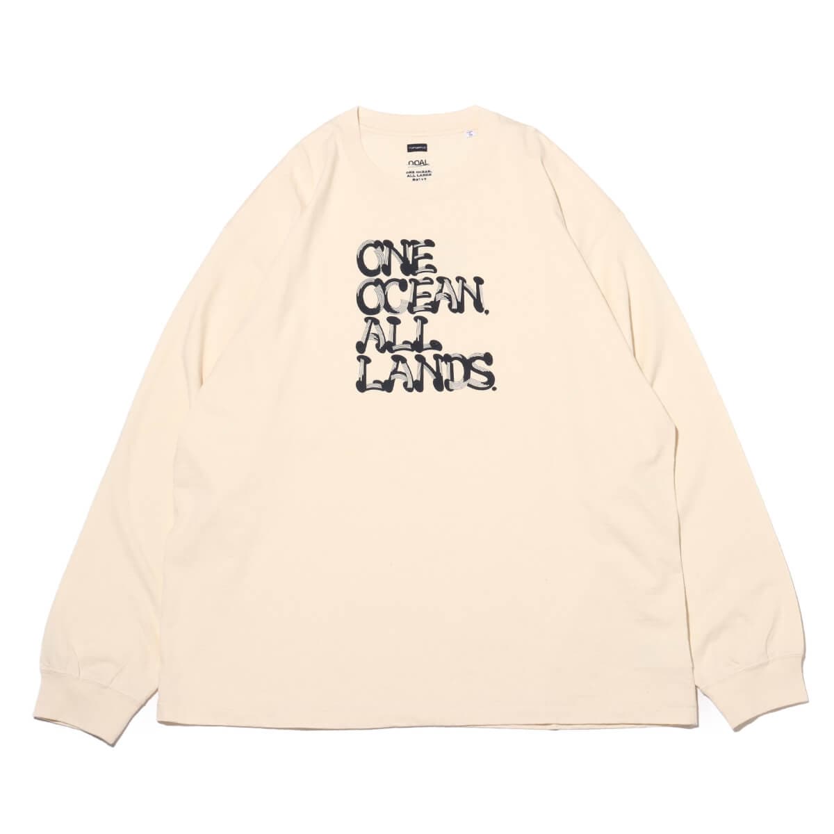 nanamica OOAL L/S Graphic Tee Ecru