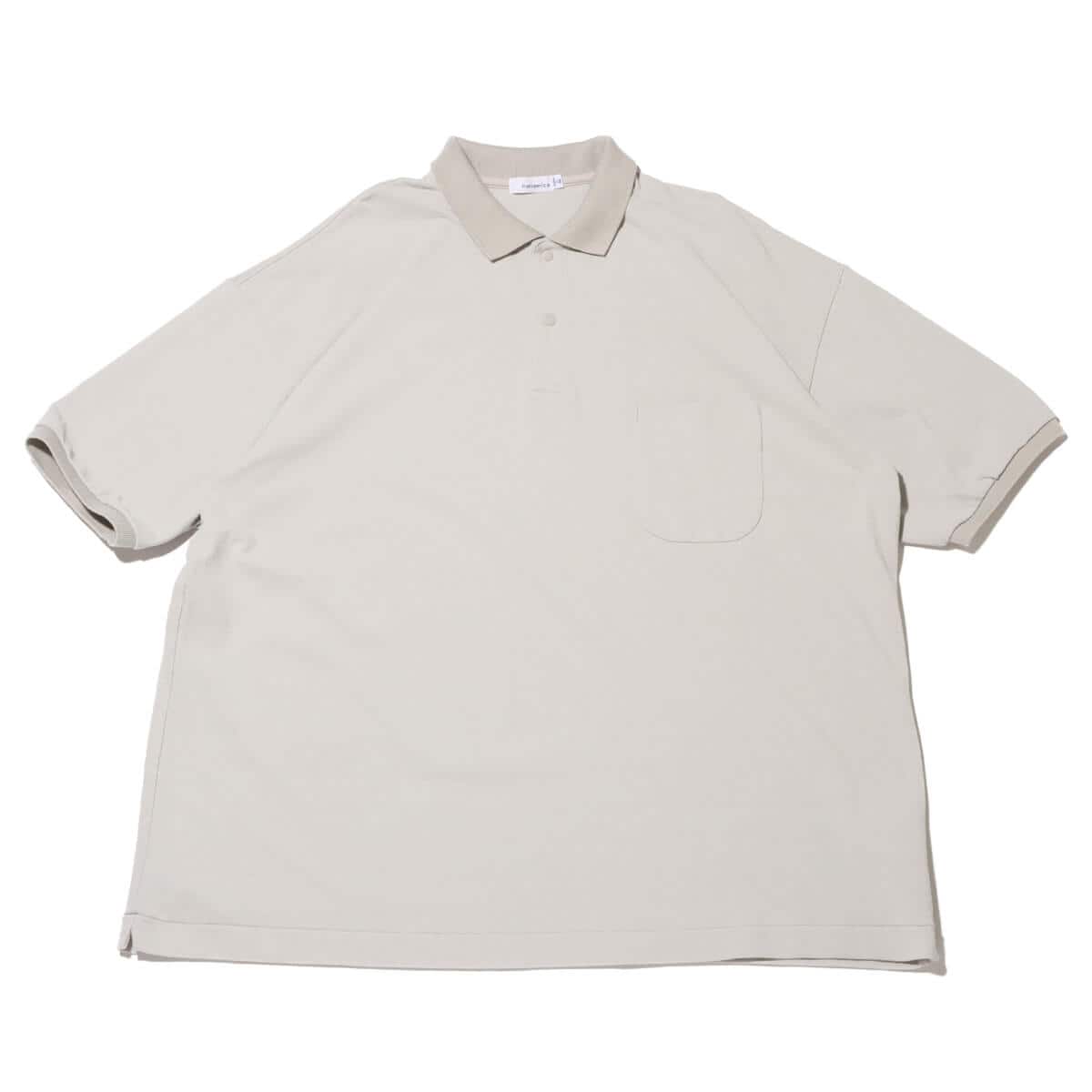 nanamica S/S Polo Shirt Light Gray 24SP-I