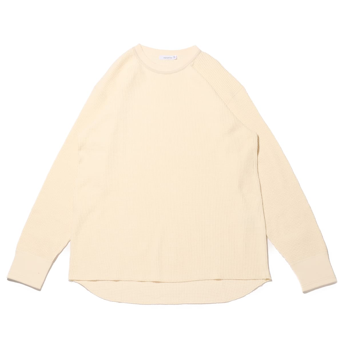 nanamica Crew Neck L/S Thermal Tee Natural 24SP-Iのメイン画像