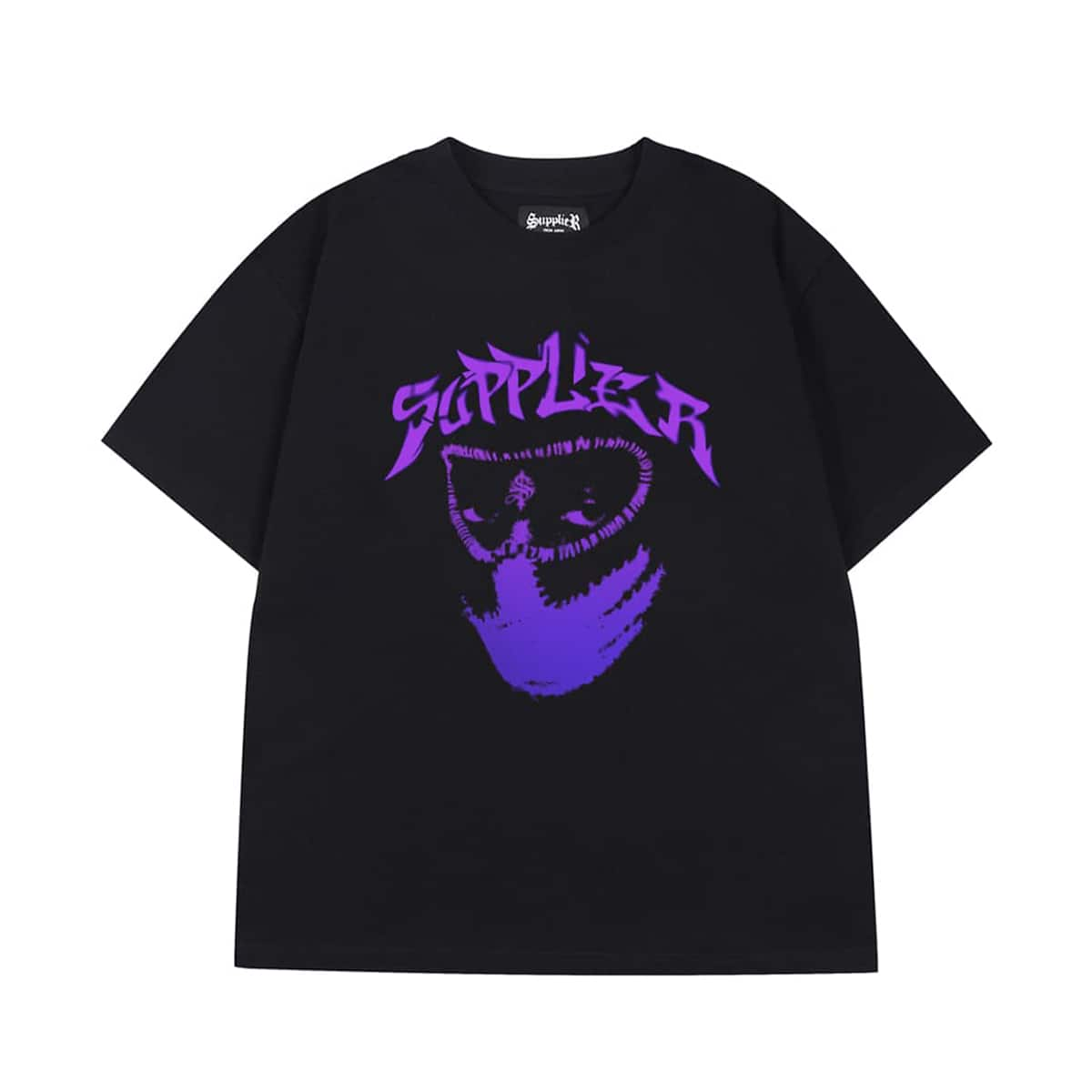 SUPPLIER PURPLE MASK TEE BLACK 22SU-I